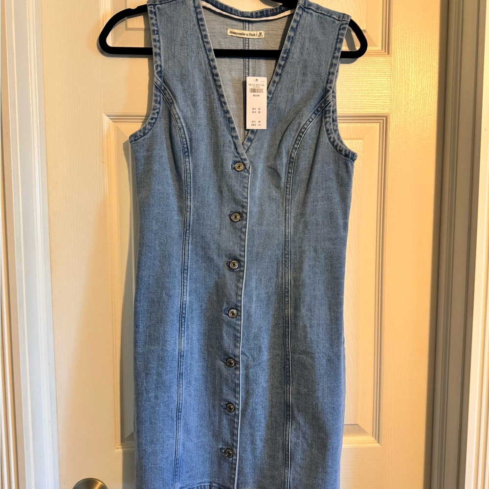 Abercrombie & Fitch Blue Denim Mini Dress